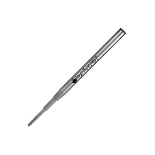 Blister de 2 recharges billes pointe moyenne compatible avec Montblanc noir MONTEVERDE
