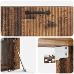 vidaXL Meuble TV mural Bois ancien 78 5 x 31 x 30 cm Bois d'ingénierie