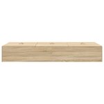 vidaXL Lit de rangement en chêne Sonoma 90x190 cm