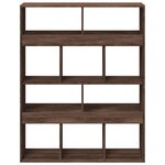 vidaXL Bibliothèque chêne marron 100x33x125 5 cm bois d'ingénierie