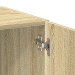 vidaXL Buffet haut chêne sonoma 80x42 5x249 cm bois d'ingénierie