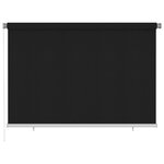 vidaXL Store roulant d'extérieur 220x140 cm Noir