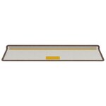 vidaXL Tapis d'escalier auto-adhésifs 15 Pièces Marron 65 x 21 x 4 cm