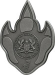 Monnaie T-REX Footprint Shaped 1/2 Oz Argent 2 Cedis Ghana 2026