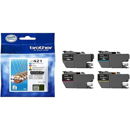 Multipack cartouche d'encre lc-421valdr 4 couleurs brother