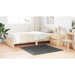 vidaXL Tapis Gris foncé 120 x 120 cm Polypropylène
