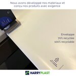 Kit colis Vinted - 10 enveloppes plastique N°2 (230x330 mm) + 10 pochettes porte-documents