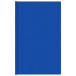 vidaXL Tapis de tente 400x700 cm Bleu PEHD