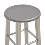 vidaXL Tabourets de bar lot de 2 anthracite MDF