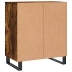 vidaXL Buffet Chêne fumé 60x35x70 cm Bois d'ingénierie