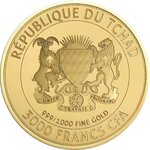 Pièce de monnaie en Or 3000 Francs g 0.031 (1/1000 oz) Millésime 2024 Gold Gift MOUNT RUSHMORE 1/1000