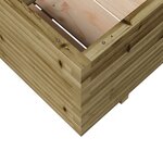 vidaXL Jardinière 110x60x49 5 cm bois de pin imprégné