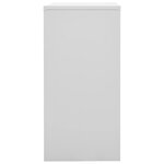 vidaXL Armoires à casiers 5 Pièces Gris clair et vert 90x45x92 5 cm Acier