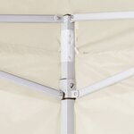 vidaXL Tente de fête 291 x 291 x 315 cm Crème Tissu Oxford