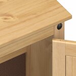 vidaXL Ensemble de meubles salle de bain 2 Pièces Corona bois pin massif