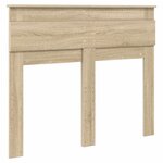 vidaXL Tête de lit Chêne Sonoma 120 cm Bois d'ingénierie