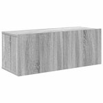 vidaXL Ensemble de meubles TV 3 Pièces Sonoma gris Bois d'ingénierie
