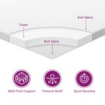 vidaXL Lit à ressorts avec matelas gris clair 200 x 200 cm en velours