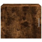vidaXL Armoire murale chêne fumé 50x42 5x40 cm bois d'ingénierie