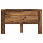 vidaXL Tête de lit Bois ancien 180 x 17 x 104 5 cm Bois d'ingénierie