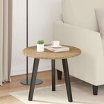 vidaXL Plateau de table chêne artisanal 50 x 50 x 1.5 cm