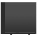 vidaXL Meuble TV Noir brillant 80x34x30 cm Aggloméré