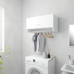 vidaXL Garde-robe blanc 70x32 5x35 cm bois d'ingénierie