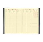 Agenda Ministre Prestige fas ML Habana noir Elast 16 x 24 cm QUOVADIS