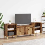 vidaXL Meuble TV Bois Ancien 160 x 35 x 55 cm Bois d'ingénierie