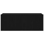 vidaXL Ensemble meuble TV 7 Pièces Chêne noir 100 x 30 x 30 cm