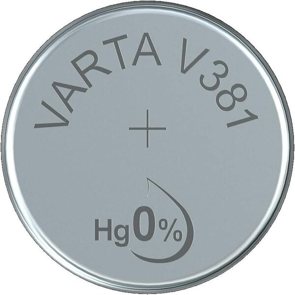 Pile oxyde argent pour montres V381 (SR55) SR1120SW 1 55 Volt VARTA