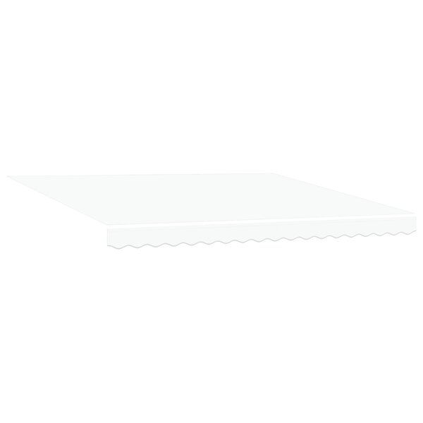 vidaXL Tissu de remplacement pour auvent pour cadre 4x3 5 m Blanc