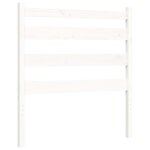 vidaXL Cadre de lit sans matelas blanc 100x200 cm bois de pin massif