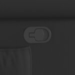 vidaXL Fauteuil inclinable Marron brillant Similicuir