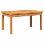 vidaXL Table basse Huile Naturelle Bois d'Acacia Massif