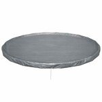 Bestway Couverture de piscine 1 Ø4 27 m Rond Polyester Gris for