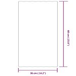 vidaXL Panneaux de toit 36 Pièces Acier enduit de poudre Gris 60x36 cm