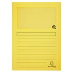 Paquet De 40 + 10 Chemises À Fenêtre Super 160g/m2 - 22x31cm - Couleurs Assorties - X 8 - Exacompta