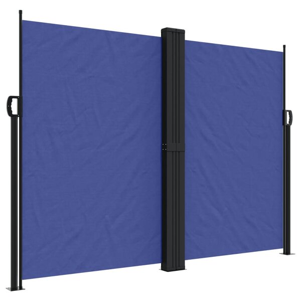 vidaXL Auvent latéral rétractable bleu 180x1200 cm