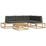 vidaXL Ensemble de canapés d'extérieur Blanc 79 x 79 x 37 cm Polyester