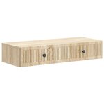 vidaXL Table d'appoint murale Chêne Sonoma 87 5 x 34 5 x 17 cm