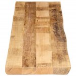 vidaXL Dessus de table bord vivant 180x40x3 8 cm bois de manguier brut