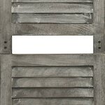 vidaXL Cloison de séparation 3 panneaux Gris 106 5x166 cm Bois solide