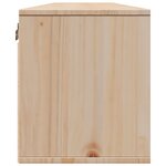 vidaXL Armoires murales 2 Pièces 80x30x35 cm Bois de pin massif