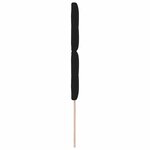 vidaXL Tête de lit LED avec des lumières à LED Noir 100 cm tissu