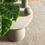 vidaXL Tapis ZIZUR crème 240x240 cm aspect de jute intérieur extérieur