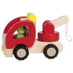 Jouets en bois Dépanneuse avec pneus Goki® - Jouets 2 ans