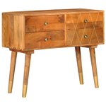 vidaXL Buffet 85x40x70 cm Bois de manguier solide