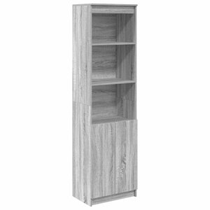 vidaXL Buffet haut sonoma gris 50x35x180 cm bois d'ingénierie