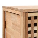 vidaXL Armoire de salle de bains 41x41x91 cm Bois de noyer massif